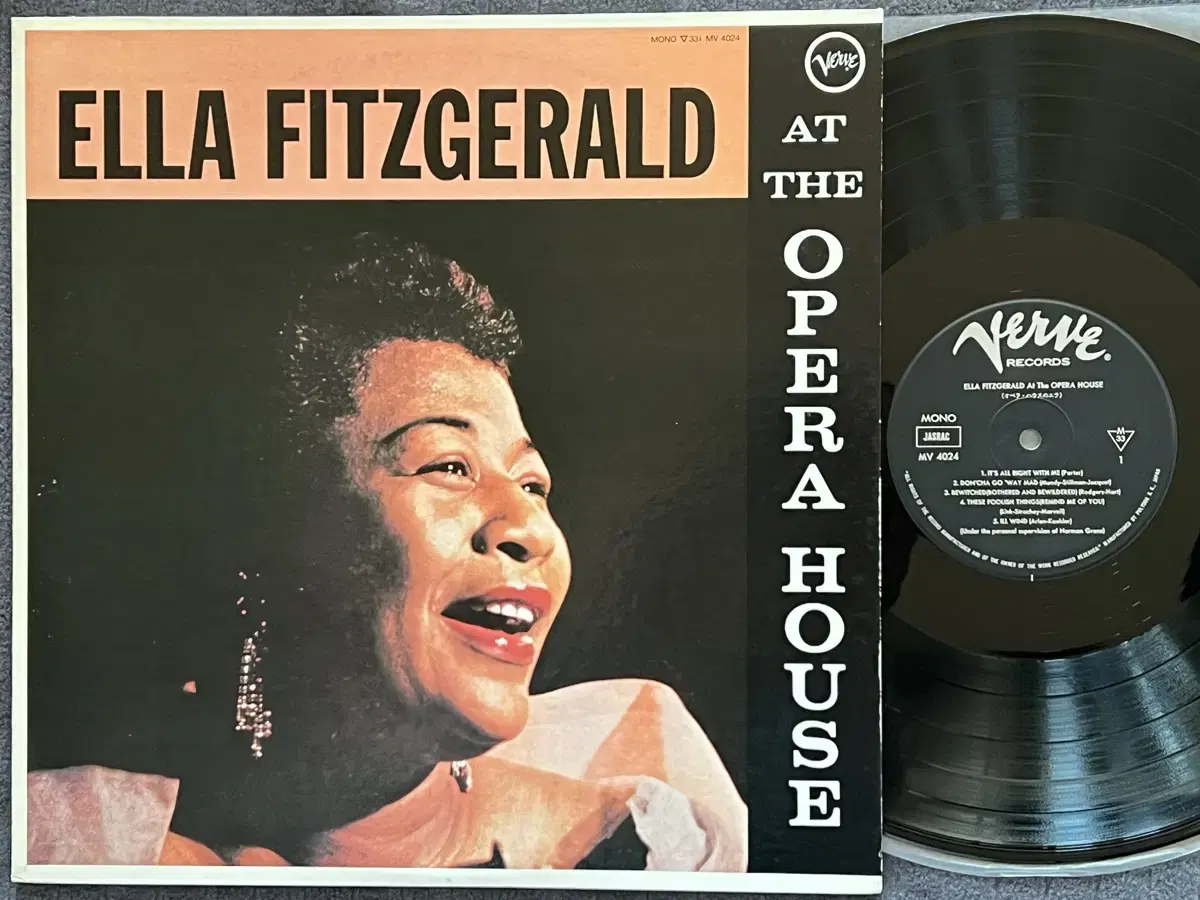 LP : Ella Fitzgerald At The Opera House